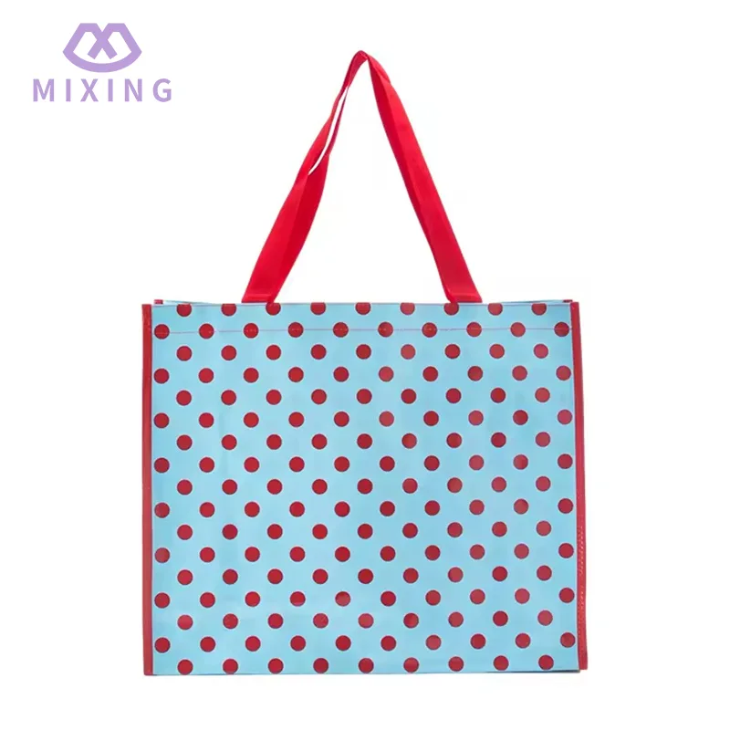 PP vävd väska med logotyp